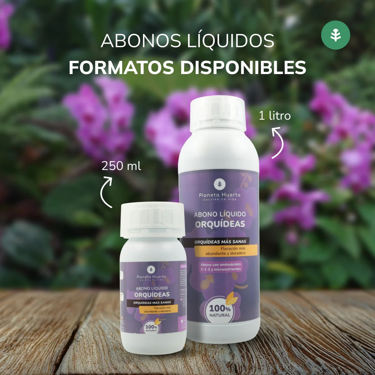 Abono Líquido Orquídeas Planeta Huerto 1 l