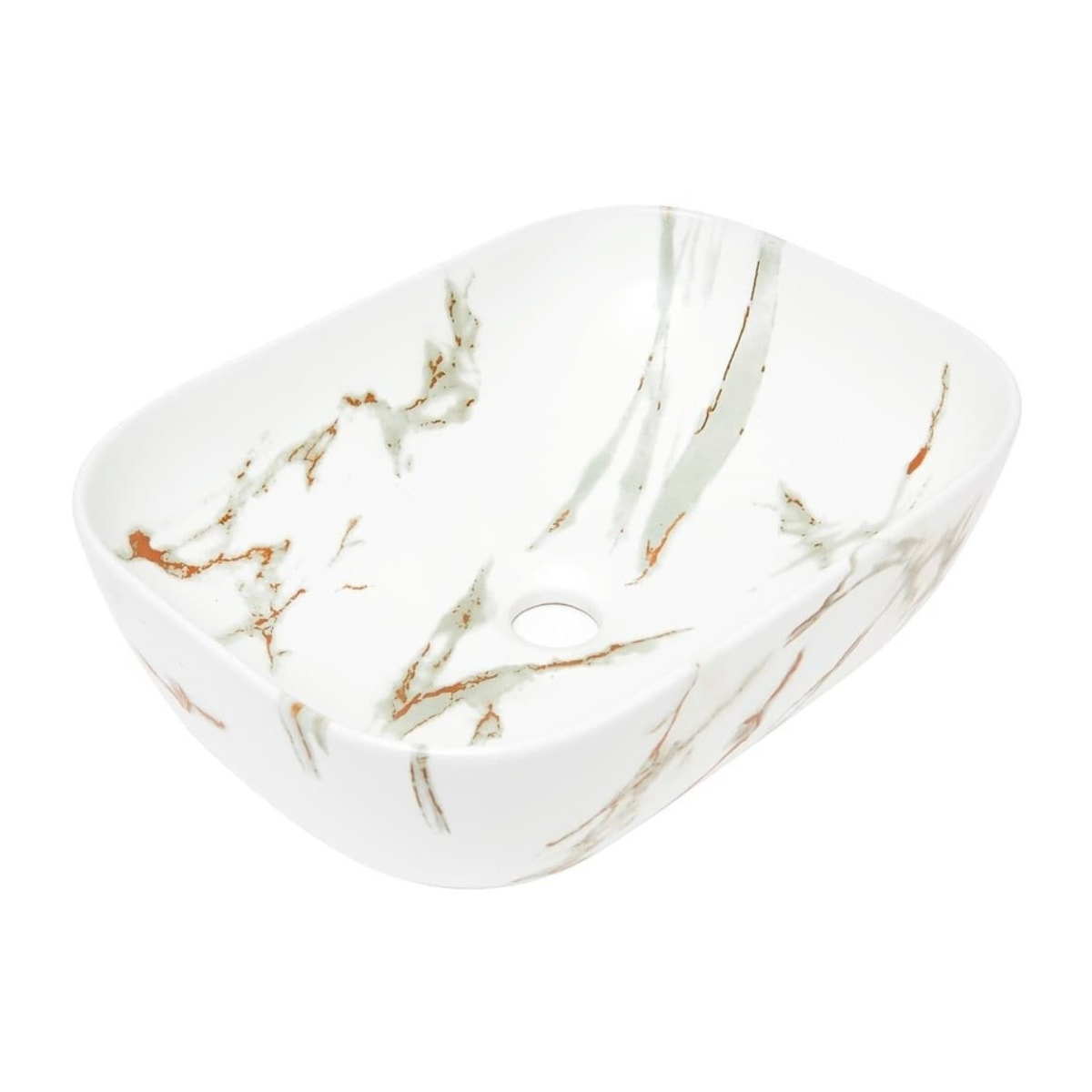 Le célèbre Infinitio 45,5x32,5 cm lavabo en marbre sans trop-plein (SATINF4532MR)