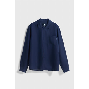 CAMISA DE LINO BREEZE AZUL MARINO