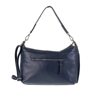 Borsa a spalla da donna Made in Italy - Modello Seraphina - 100% pelle - 35.0 x 23.0 x 20.0 cm