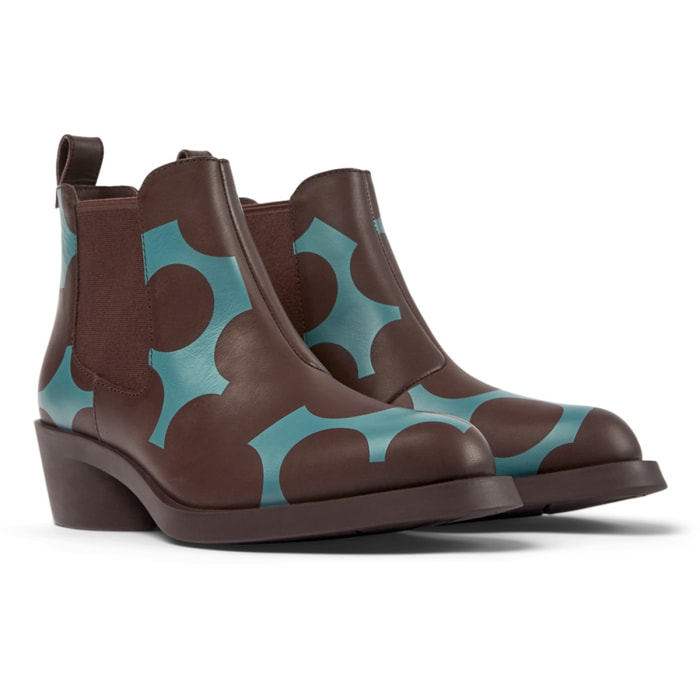 CAMPER Bonnie Twins - Botines Multicolor Mujer