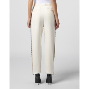PHILIPP PLEIN Washed Joggers Tennis Club Crystals