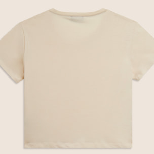 T-shirt Manica Corta Cropped con piccolo Logo FREDDY