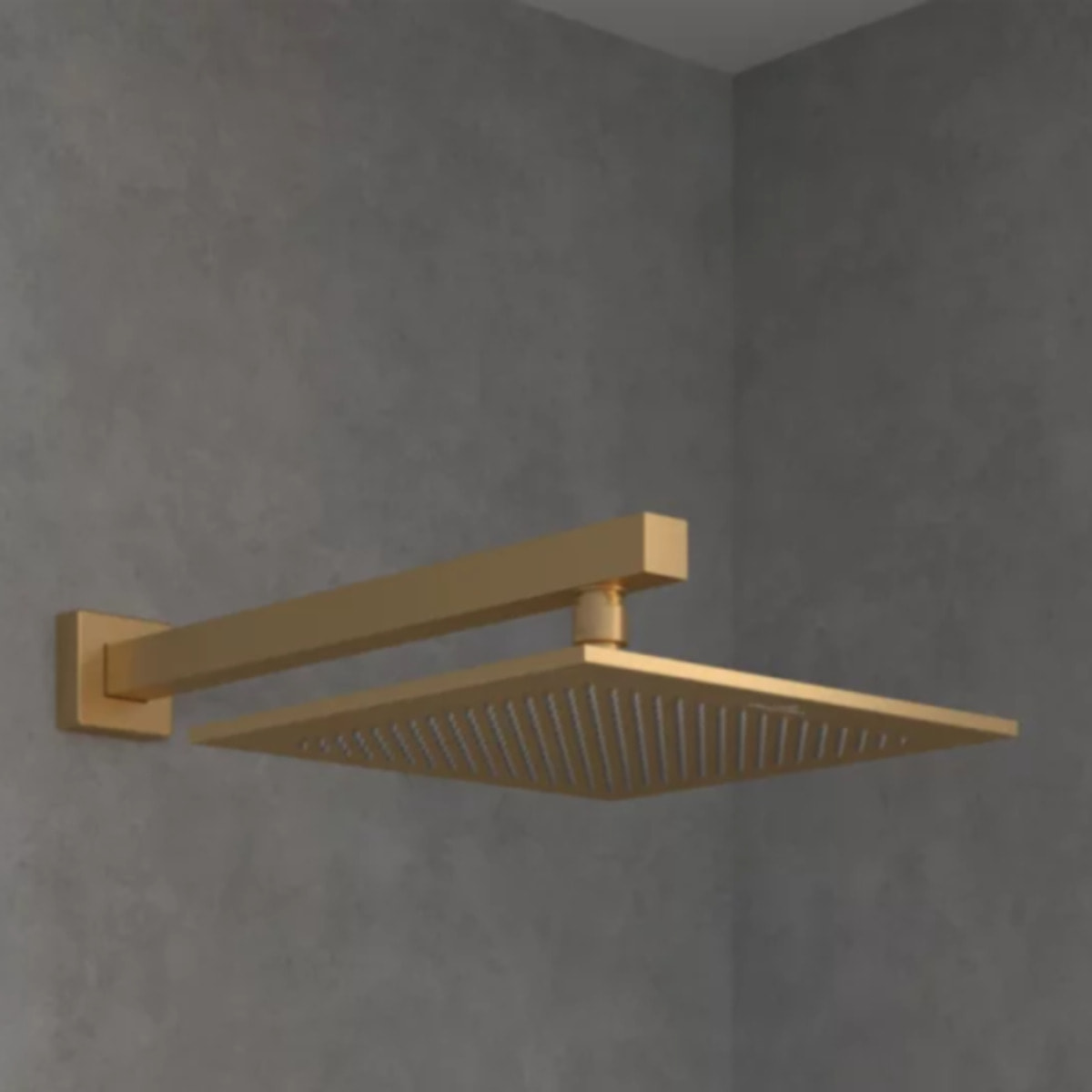 Douche de tête Universal rectangle Or brossé