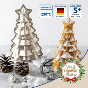 Moule à gâteaux original en forme de sapin de noël 17 x 7,5 cm Dr.Oetker Christmas