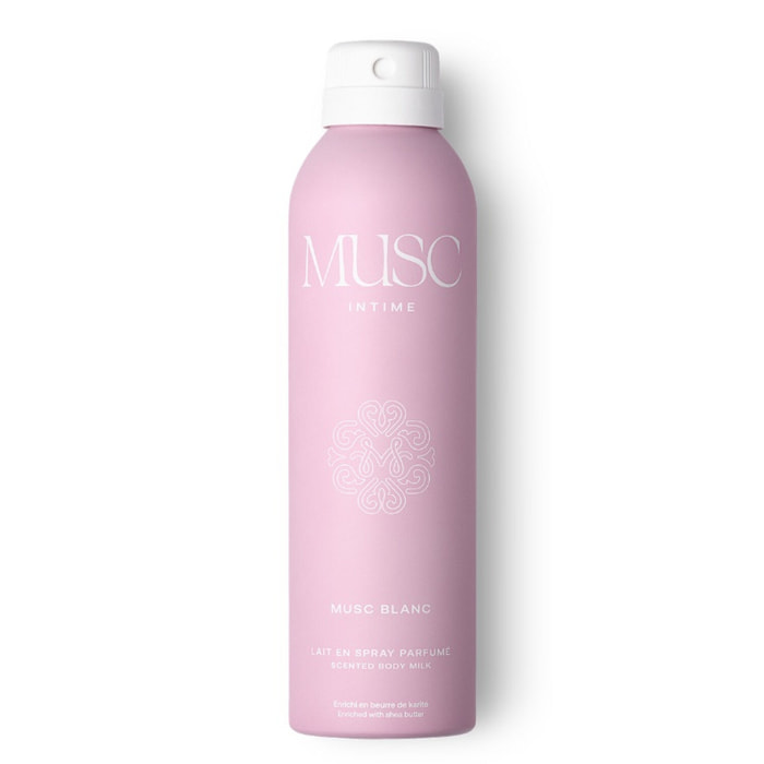 Musc Blanc - Lait Corps Parfumé en Spray