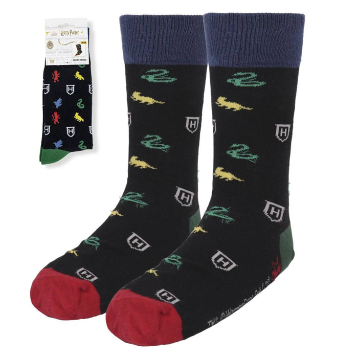 Calcetines diseño harry potter azul marino