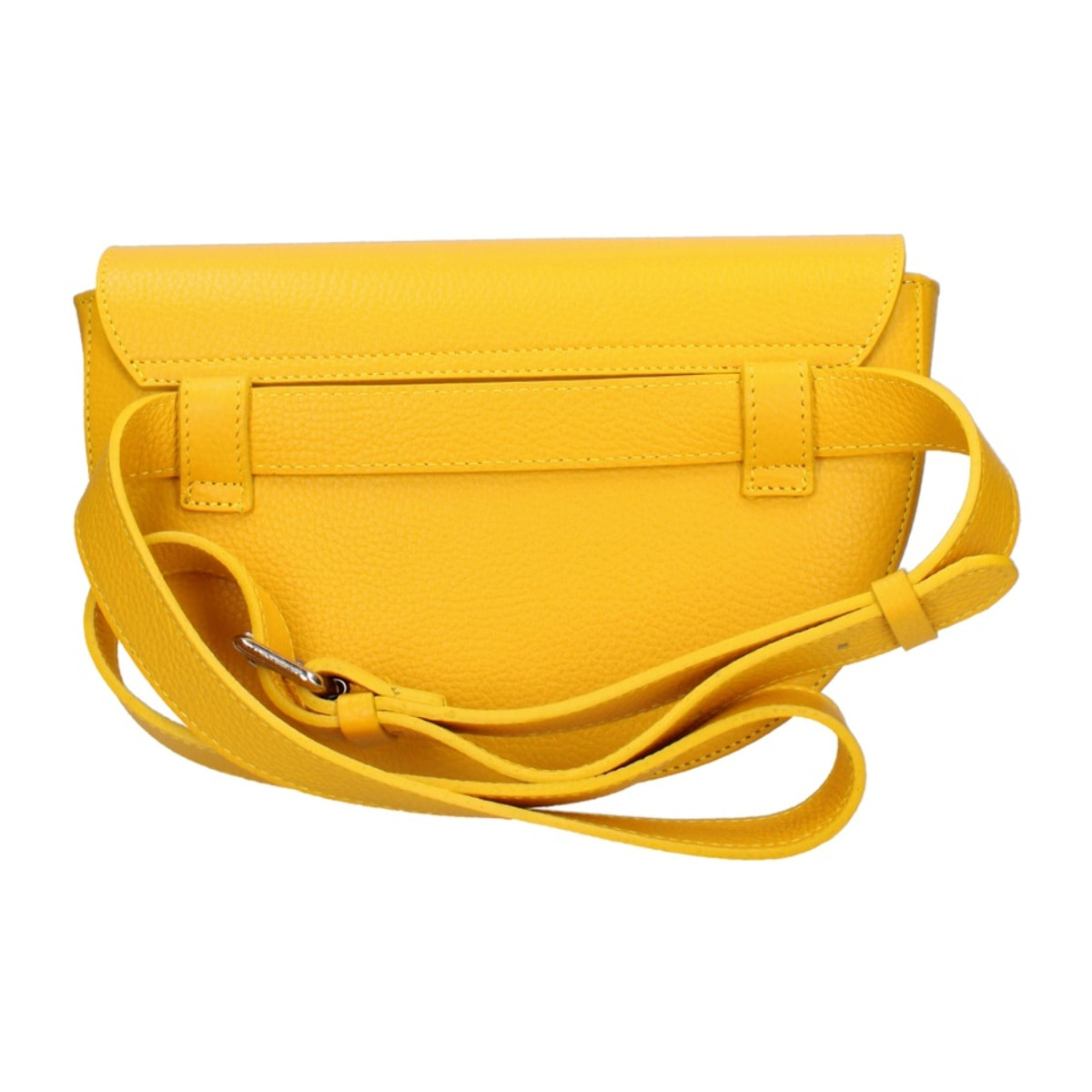 Marsupio da donna in vera pelle - Modello False - Made in Italy - 25.0 x 15.0 x 9.0 cm