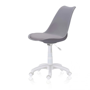 Silla de escritorio Lina Gris oscuro