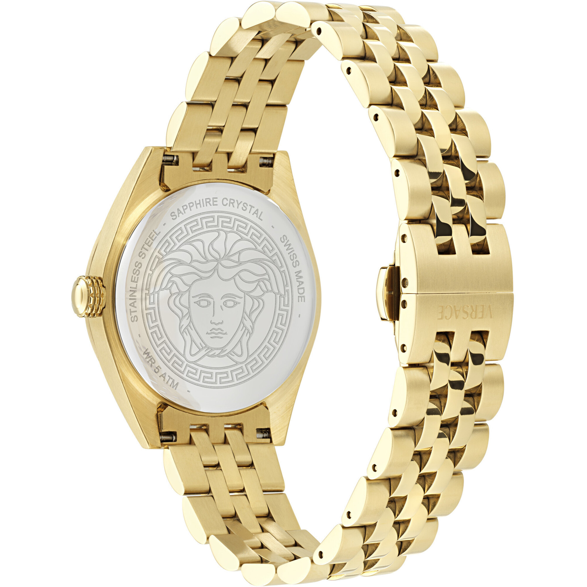 Versace Orologio Analogico Al Quarzo Timeless.v-Code (Wc-8I)