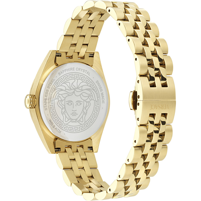 Versace Orologio Analogico Al Quarzo Timeless.v-Code (Wc-8I)
