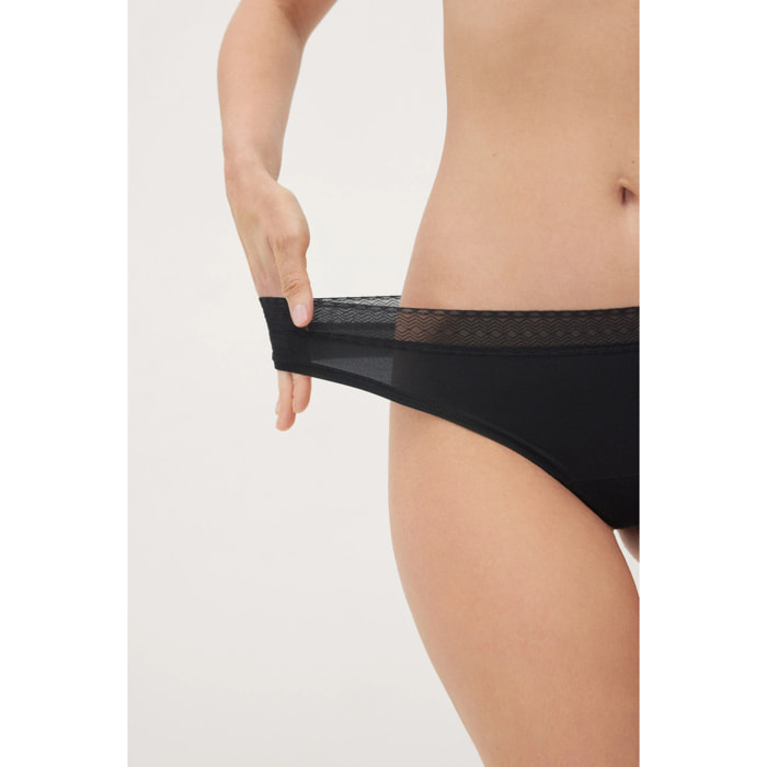 Tanga donna Nero