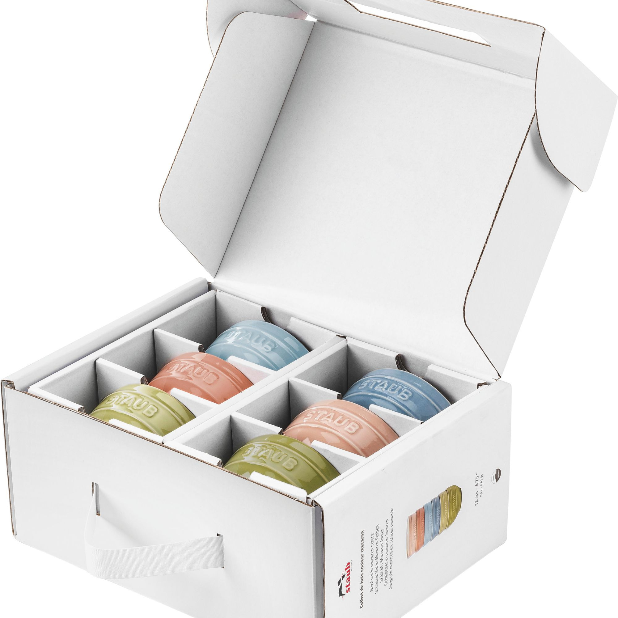 Set de bols macaron 14 cm / 6-pcs