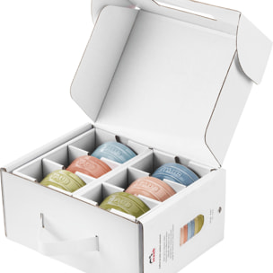 Set de bols macaron 14 cm / 6-pcs