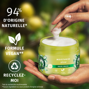 6 Masques Cheveux Apaise à L'Aloe Vera 500ml - Herbal Essences