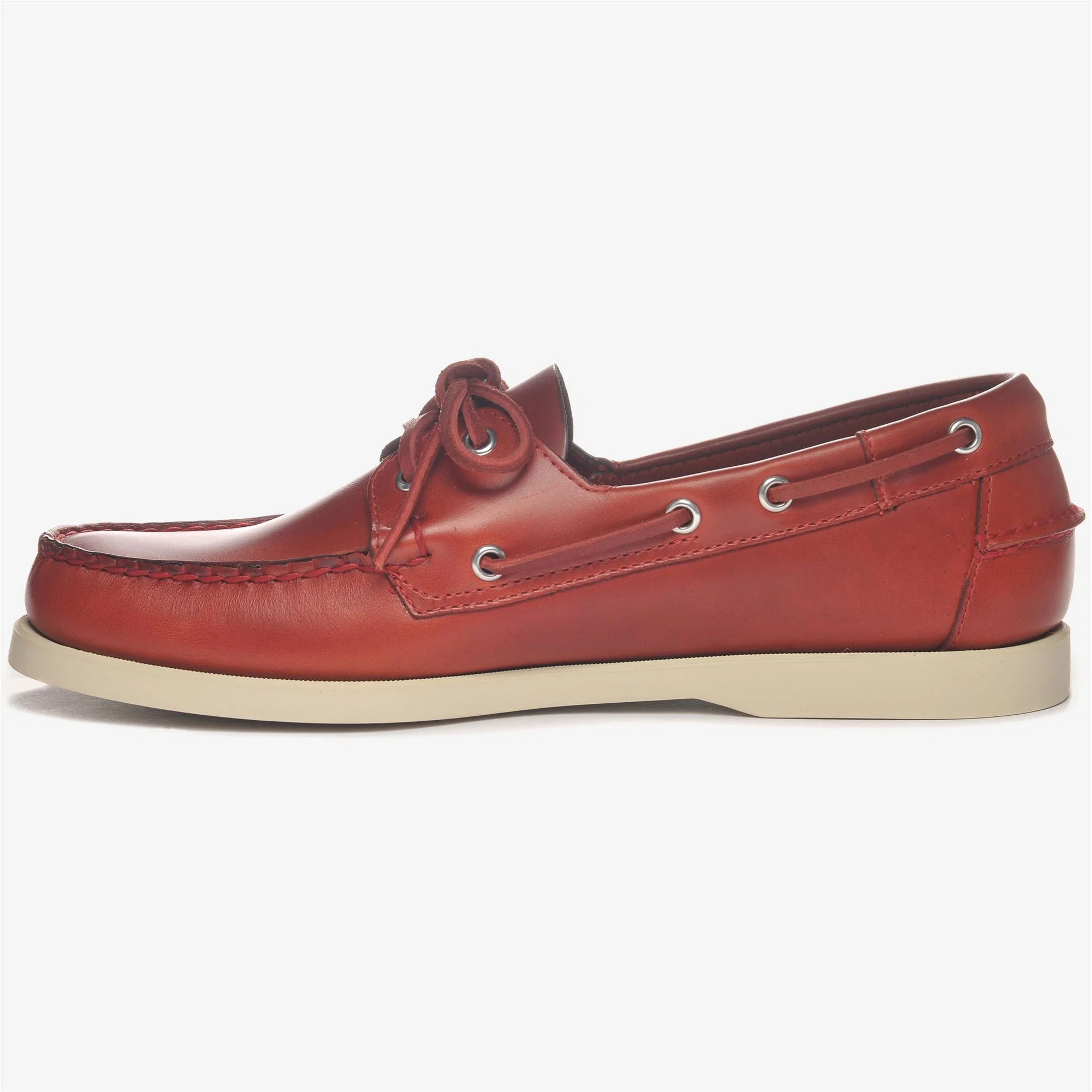 Sebago - Docksides Uomo Rosso - Docksides Portland Waxed