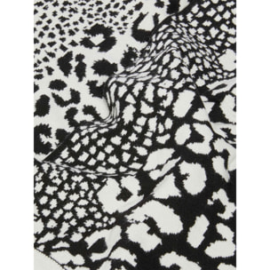 Fiorella Rubino - Bufanda con estampado moteado - Negro