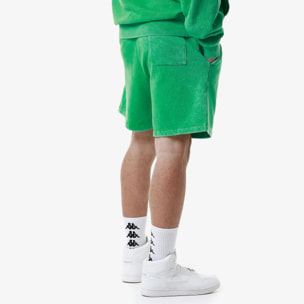 Kappa - Pantaloni Corti Uomo Verde - Authentic Premium Lou