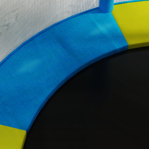 Cama Elástica Infantil Ø140x190 cm Trampolín para Niños de 3-6 Años con Red de Seguridad Barras Acolchadas Carga 45 kg para Interior Multicolor
