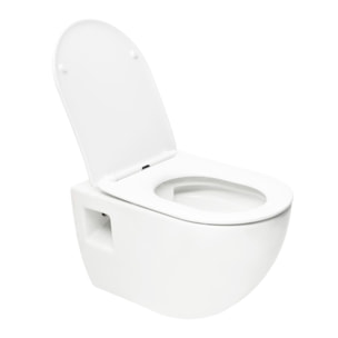 Duofix pack WC bâti-support + WC suspendu sans bride Swiss Aqua Technologies avec abattant SoftClose + plaque (GEBSTPRWR01-FR)