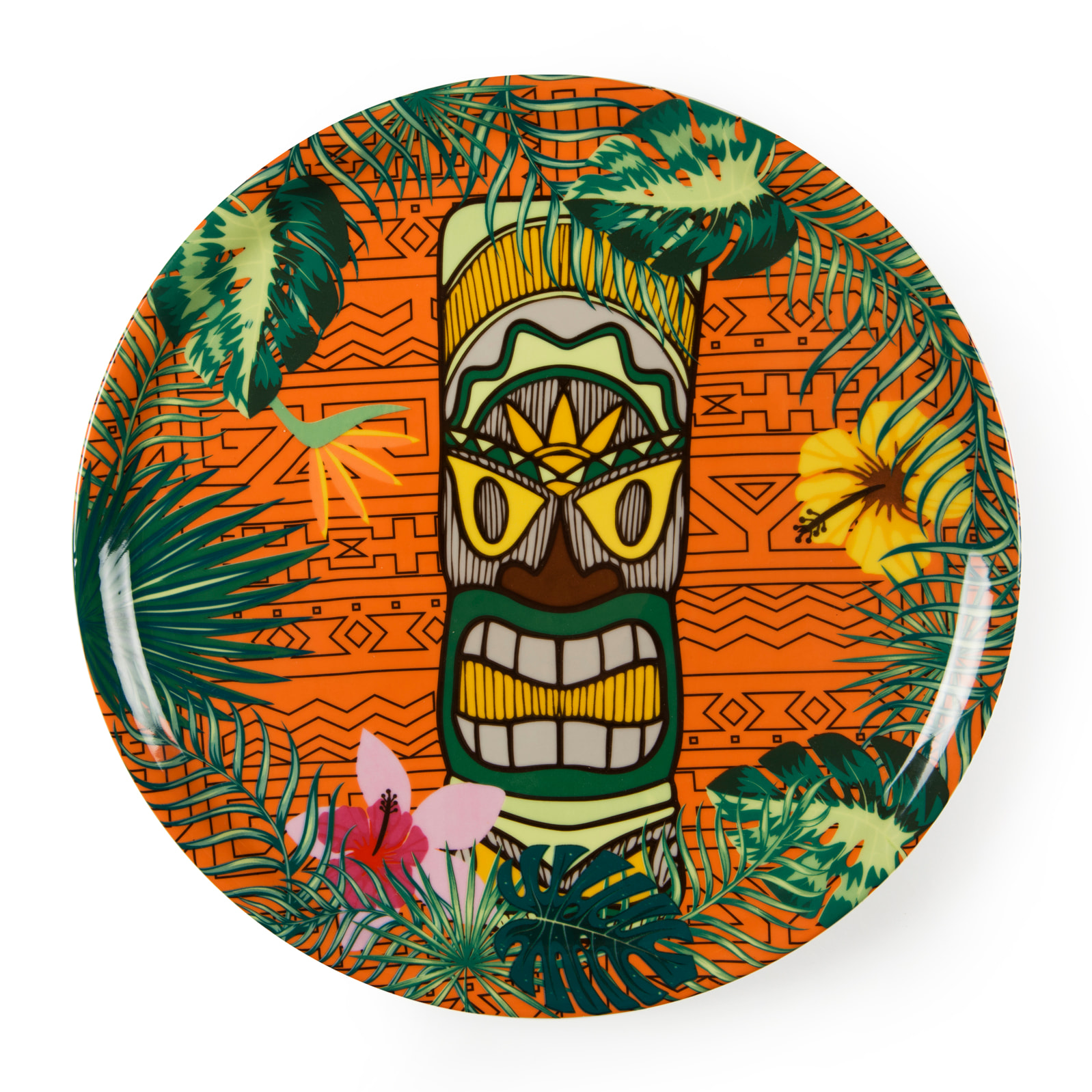 Set 6 Piatti Pizza Excelsa – Tiki, Porcellana Multicolore