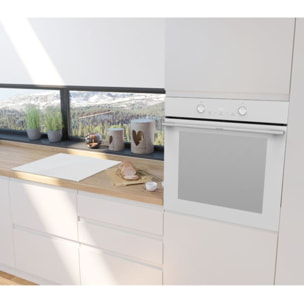 Four encastrable GORENJE BPS6737E06PWG - Pyrolyse - Chaleur pulsée - Porte froide - Rails télescopiques