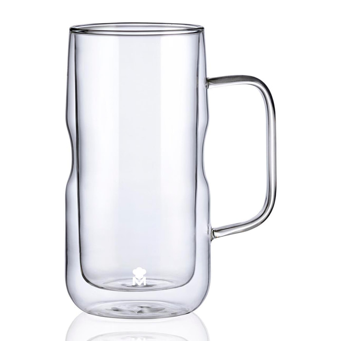 Vaso alto de 530ml mixology en borosilicato masterpro