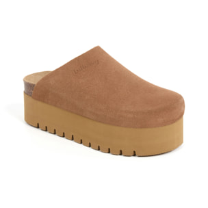 Zoccolo con plateau Donna Marrone BILLOWY MARRONE