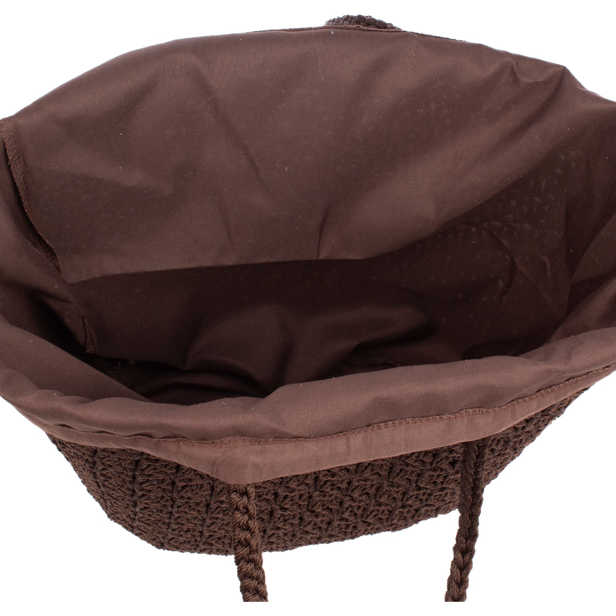Basentello Bolso de hombro Mujer. Fabricaco en algodón tejido artesanal a mano.