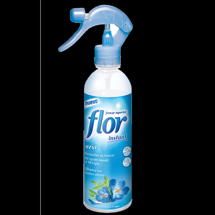 Flor Instant Azul Perfumador para la ropa 345 ml, pack 2 unidades