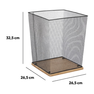 Corbeille bambou Noir Havi