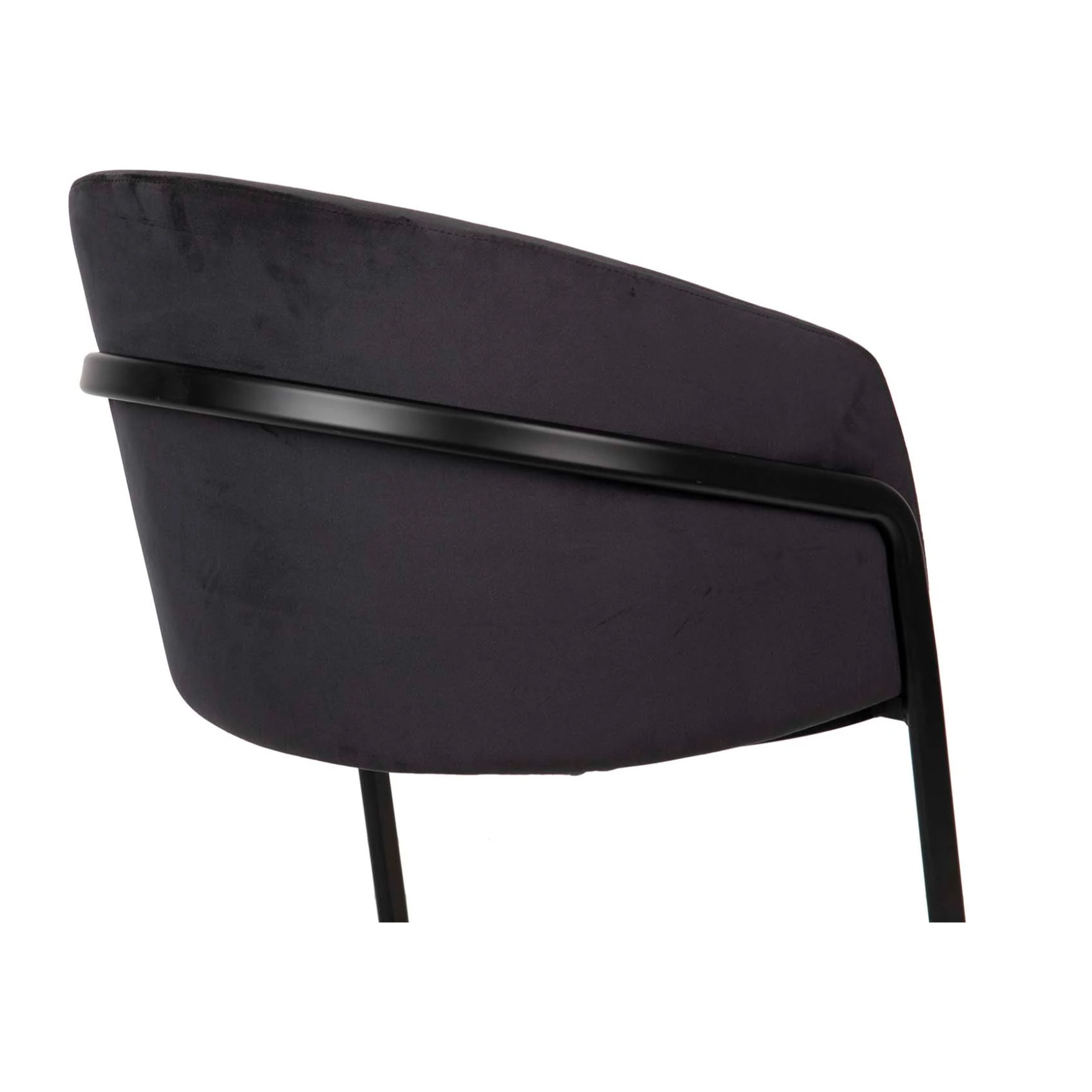 Silla Velvet Negro Sitka 58x58x79 Cm