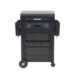 Barbecue électrique acier émaillé 2 brûleurs 2300 W VOLTIS