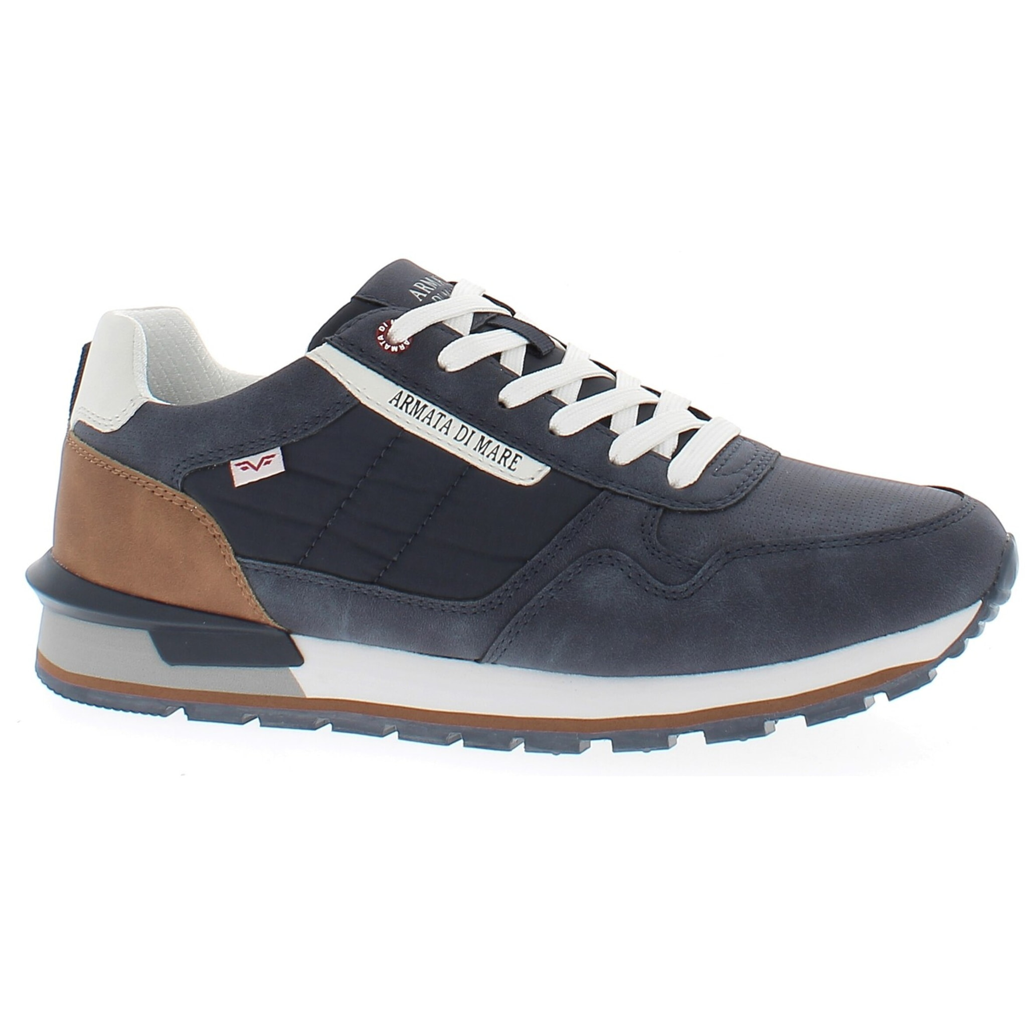 Armata di Mare Scarpe Uomo Sneakers Vintage Running con Soletta Rimovibile in Memory Foam AMU 1N944 Navy