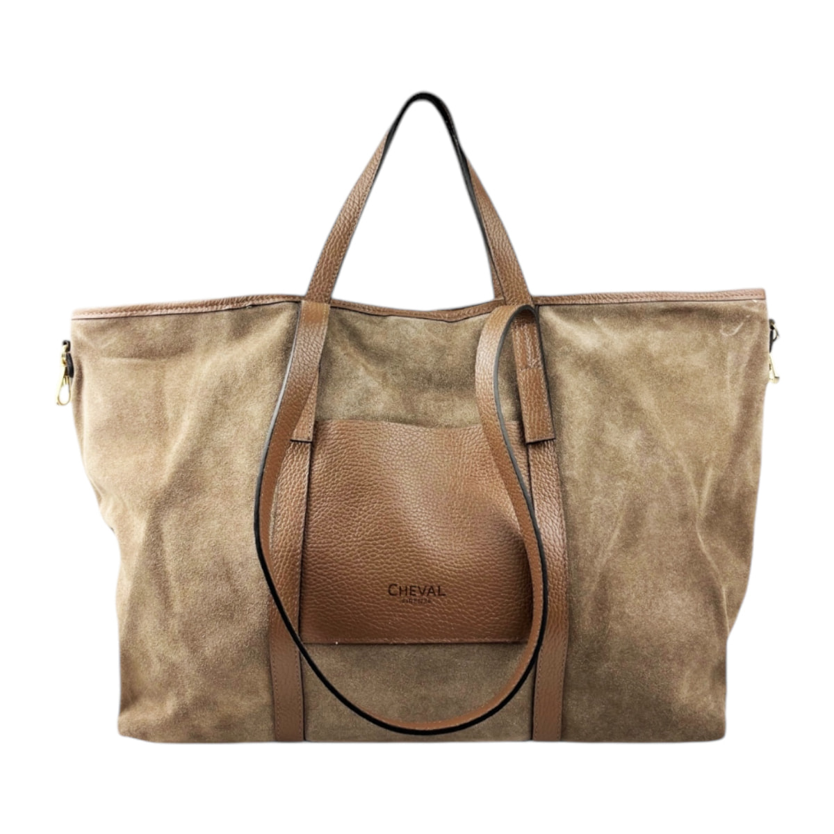 Borsa a spalla Cheval Firenze Formentera F/W Taupe Scuro