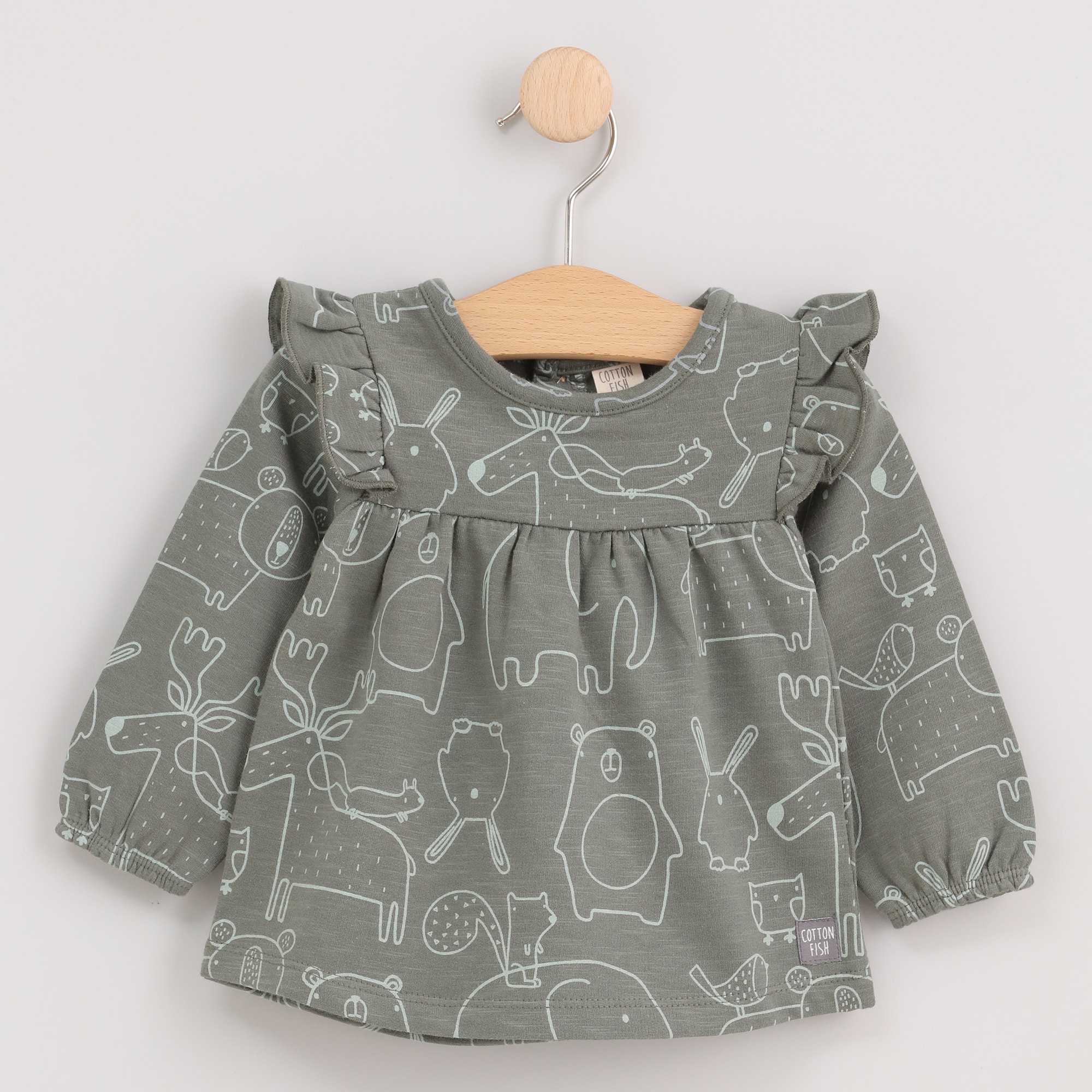 Blusa felpa Animalitos Girl