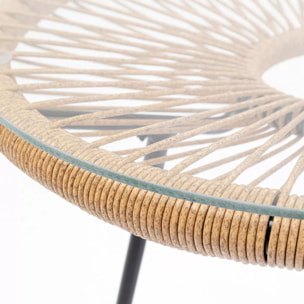 Table d'appoint Acapulco nature Kare Design