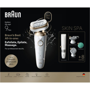 Epilateur électrique BRAUN Silk-épil SES 9-481 3D Flex Skin Spa