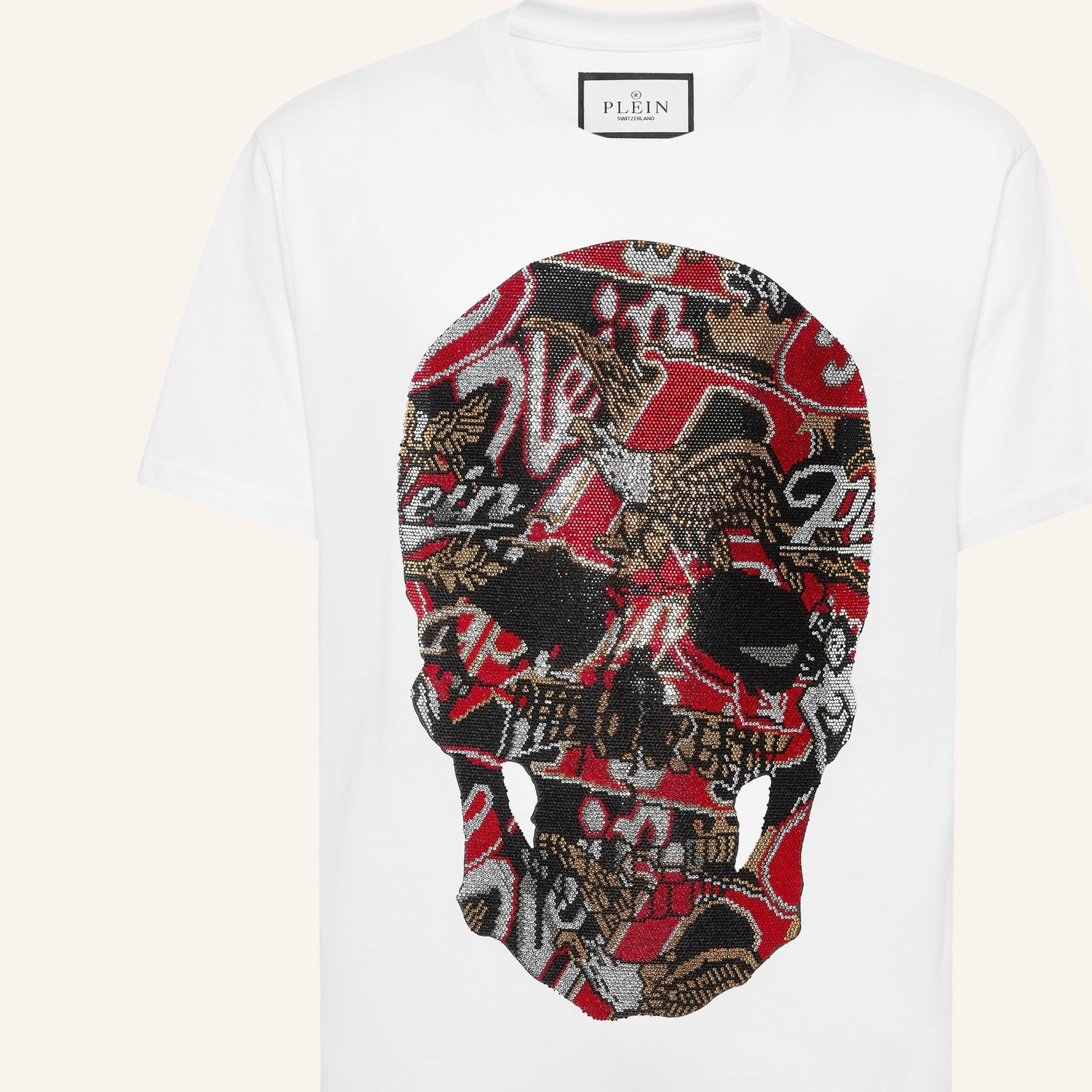 PHILIPP PLEIN Maglietta girocollo Ss SKULL