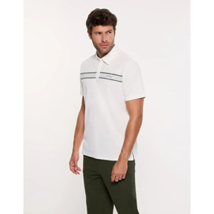 Polo Manga Corta Off White - Bereford
