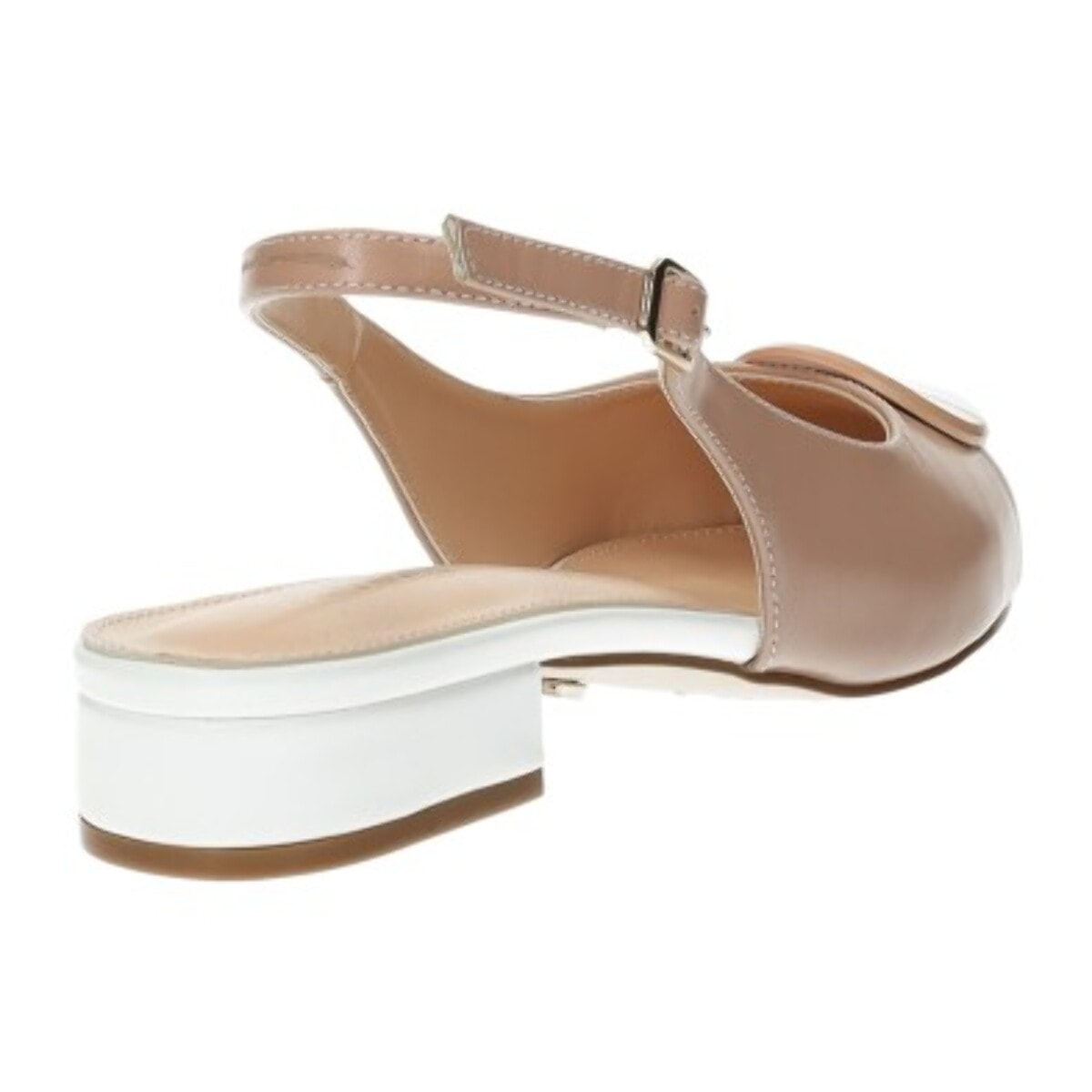 Décolleté sling back Donna Tata Italia Bianco