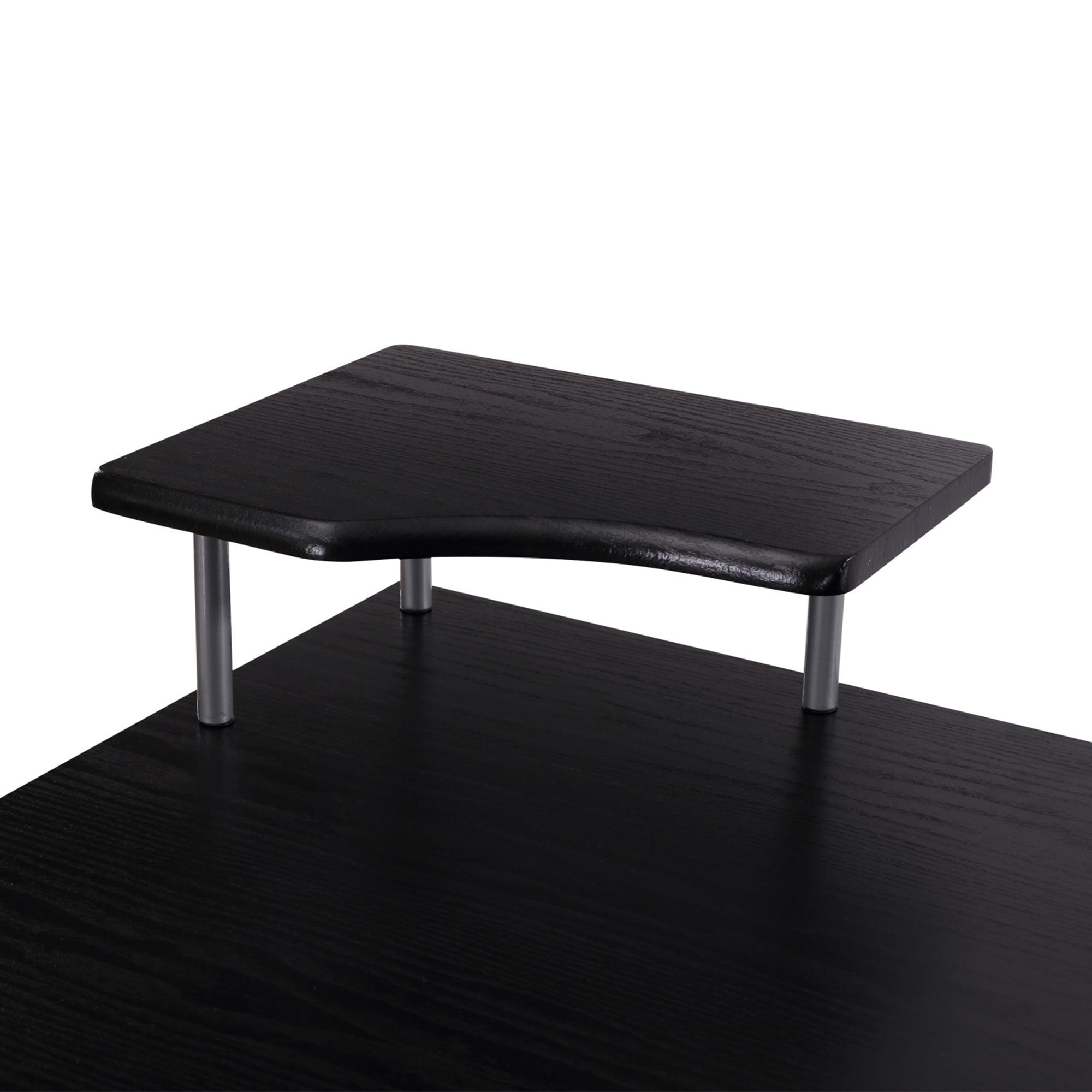 Mesa de Ordenador PC Oficina Estudio Escuela Escritorio Madera 152x60x88cm Negro