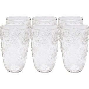 Verres à eau Ice Flowers set de 6 Kare Design