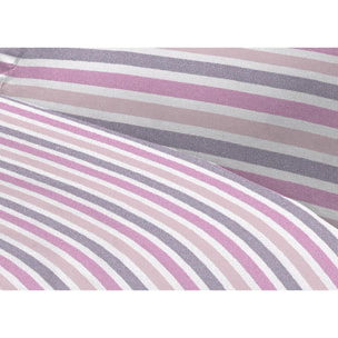 Completo Lenzuola 100% Cotone Linea 3027 Riga Rosa