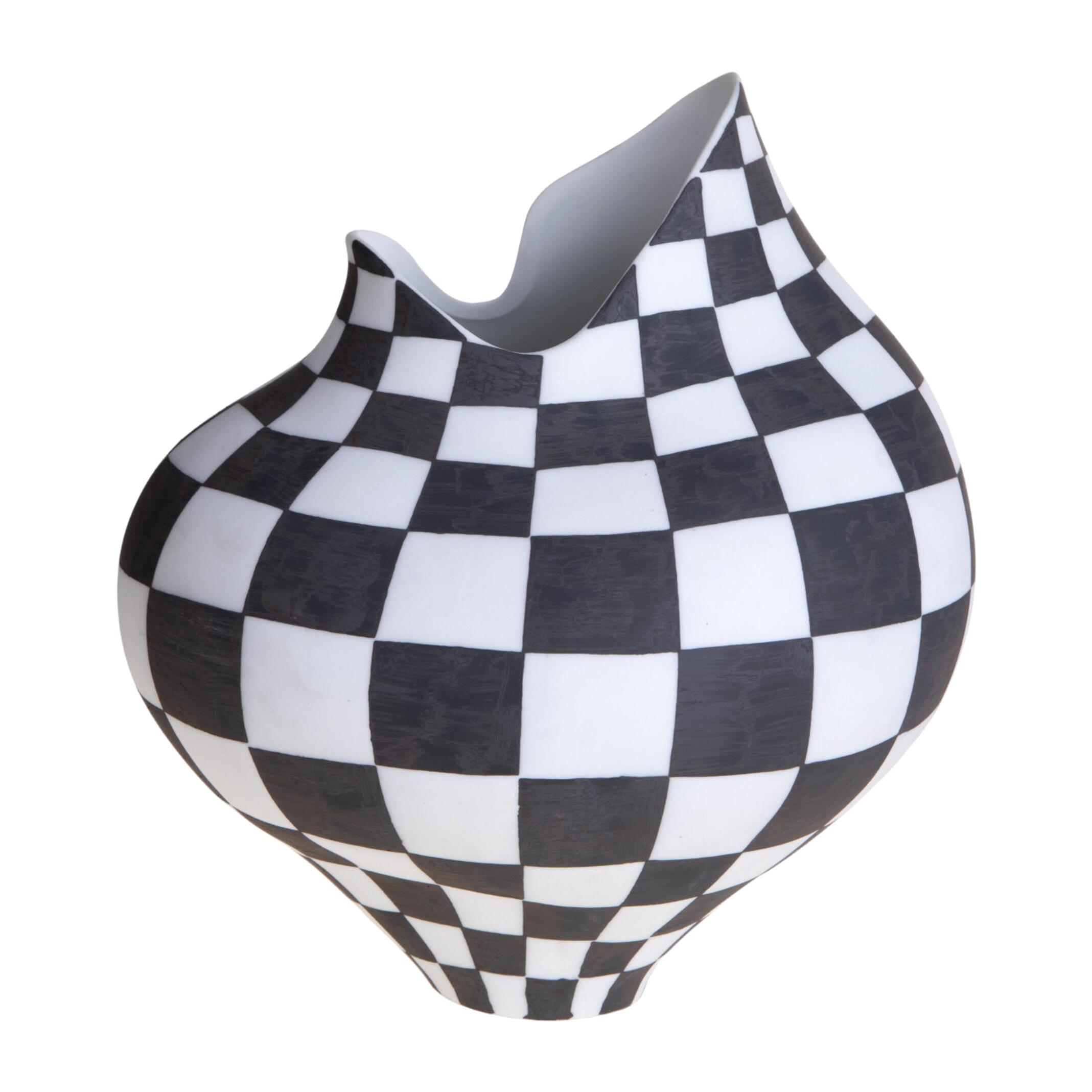Vasi con scacchi - 32xH34x28cm - Pezzi 1 - Bianchi Dino SpA