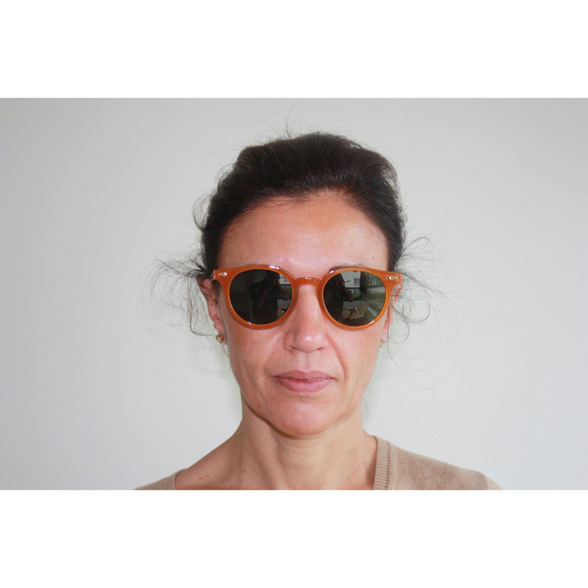 Gafas de sol OCEAN HONFLEUR - Miel brillante / Verde