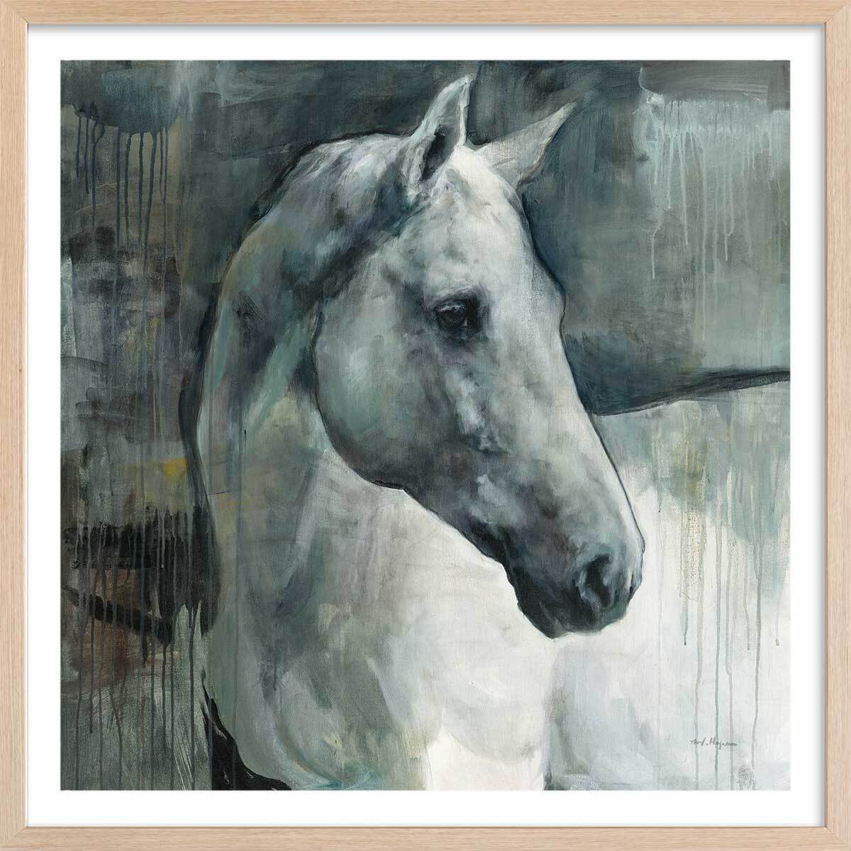 Affiche Oldenbourg portrait Affiche + cadre en bois - Chêne