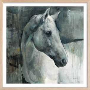 Affiche Oldenbourg portrait Affiche + cadre en bois - Chêne