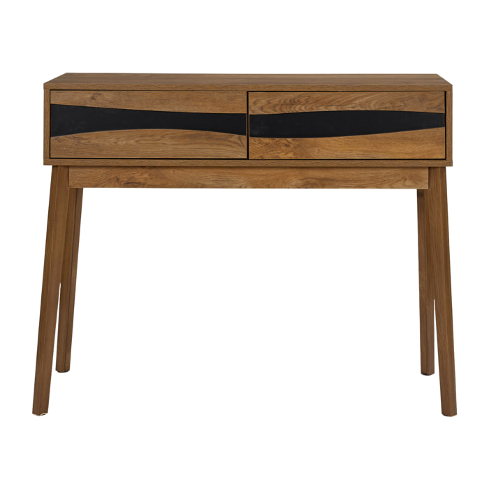 Console - HOME DECO FACTORY - Forest - Marron et Noir