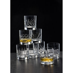 Verres a whisky 280 ml minsk - lot de 6